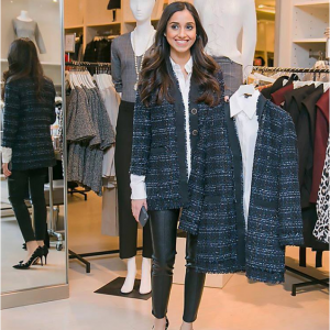 ann taylor houndstooth coat