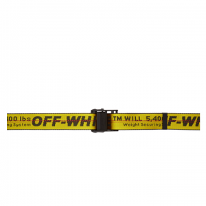 Off-White Yellow Industrial Belt 