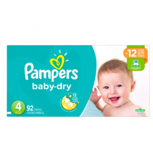 target pampers baby dry size 4