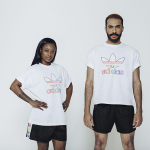 pride trefoil tape tee