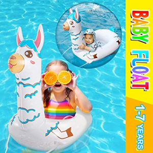 One Day Only！50.0% off TRSCIND Baby Floats Llama Pool Floats for Toddler Kids Children Inflatable-Sw