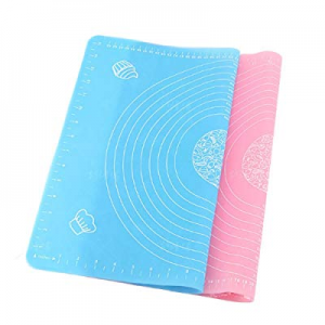 30.0% off 2 Pcs Silicone Pastry Mat Rolling Pin Mat with Measurements Nonstick Kneading Board for Ro