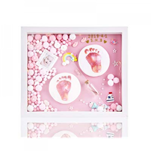 One Day Only！DIY Baby Hand and Footprint Kit now 50.0% off , Super Cute Baby Shower Gifts in 2019, P