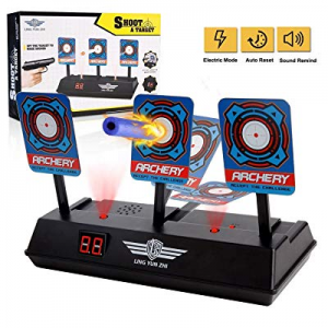 One Day Only！OMWay Electric Scoring Shooting Target now 40.0% off , Digital Auto-Reset Bullet Target