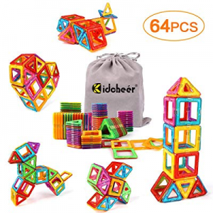KIDCHEER Magnet Building Tiles now 40.0% off , Magnetic 3D Building Blocks Set for Kids, Magnetic Ed