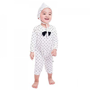 One Day Only！Teeker Baby Jumpsuit Cotton Onesies Baby Romper Long Sleeve Bodysuit Infant Outfit now 