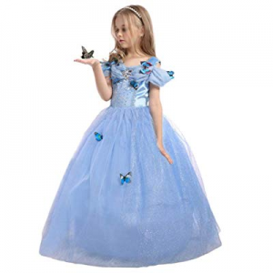 JiaDuo Girls Princess Cinderella Dress Butterfly Party Costumes now 40.0% off 