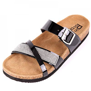 Pinpochyaw Womens Mayari Sandals Summer Leather Strap Cork Sandal now 40.0% off 