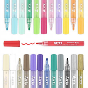 Arrtx 24 Colors Acrylic Paint Markers - Water Based Paint Pens for Canvas now 20.0% off , Glass, Roc