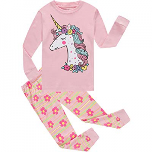 Little Girls Pajamas Baby Children Horse Pyjamas 100% Cotton Pink Toddler Sleepwear now 65.0% off 