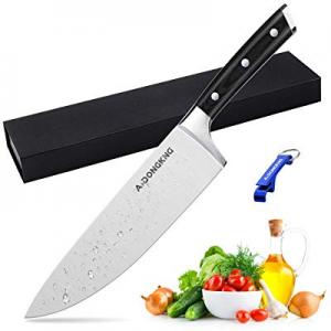 AmDONGKING Chef Knife now 5.0% off , Pro 8 inch Kitchen Knife, High Carbon Ultra Sharp Stainless Ste