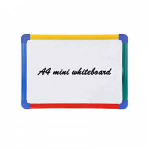 MAKELLO Small Dry Erase Board Magnetic Whiteboard with Pen, Colorful Plastic Frame, 12X8 inches no..