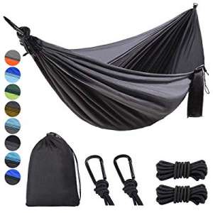 45.0% off Lifeleads Camping Hammock-Nylon Double and Single Portable Parachute Lightweight for Out..