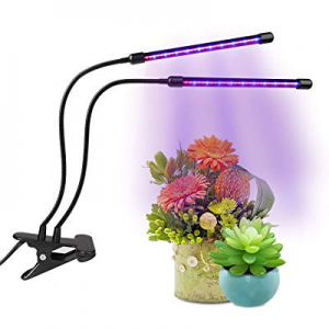 Plant Grow Lights now 70.0% off ,2-Head Gooseneck 18W LED Plant Growth Light for Indoor Plants,3/6..