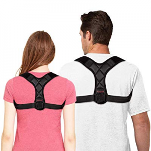 Back Brace Shoulder Back Support Belt now 20.0% off , Posture Corrector Wear Under Clothes or On T..