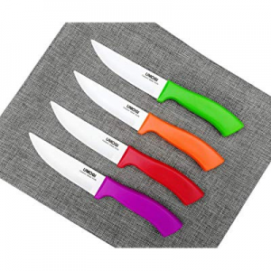 Steak Knives Set of 4 now 45.0% off , Ceramic Knife Blade - Utility Knife - Healthy,Stain Resistan..
