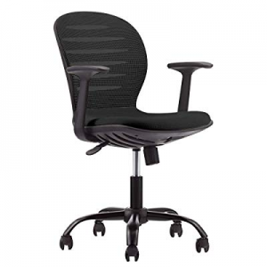 Ergonomic Task Chair Swivel Breathable Mesh Computer Chair Black now 15.0% off 