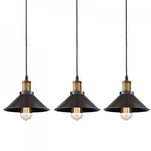 CLAXY Ecopower Industrial Edison Mini Oil Rubbed Bronze Pendant Light 3 Pack now 40.0% off 