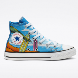 chuck taylor all star dino's beach party hook and loop low top