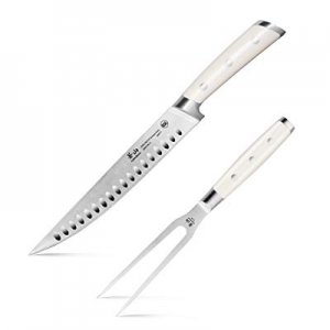 Cangshan S1 Series 61895 German Steel Forged 2-Piece Carving Set, Creme now 15.0% off 