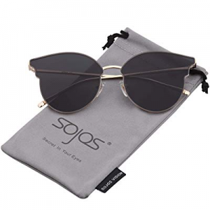 SOJOS Fashion Cateye Sunglasses for Women Flat Lens SJ1070 now 70.0% off 