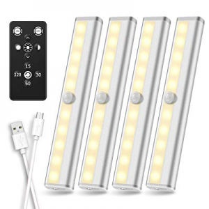 Under Cabinet Lighting Remote Control now 15.0% off , SZOKLED Rechargeable LED Closet Light, Wirel..