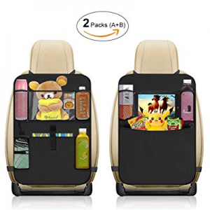 Car Kick Mat now 40.0% off , Car Back Seat Organizer, Car Seat Back Protector with Tablet Holder, ..