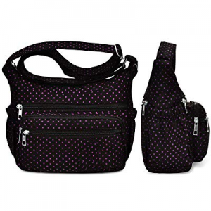 Women Crossbody Purse Bag Lightweight Water Resistant Nylon Travel Shoulder Bag now 20.0% off 