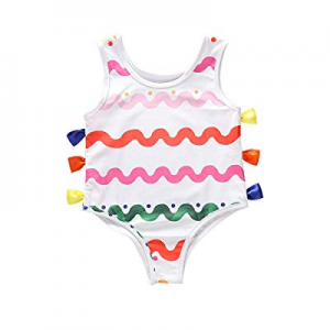40.0% off KOROTUS COLLECTION Baby Girls' One Piece Swimsuits Toddler Beach Ruffles Bathing Suit Gi..