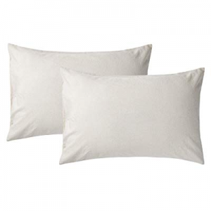40.0% off Bedsure Silky Handfeel 70% Tencel Cellulose Fibers from Wood 30% Linen Pillowcases Set o..