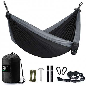 Camping Hammock now 50.0% off , LAX Portable Double Durable Hammock Backpacking, Travel, Hiking, B..