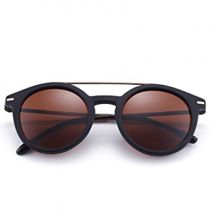 Retro Round Polarized Sunglasses for Women Men New Style Fashion Metal Frame pk1015 now 75.0% off 