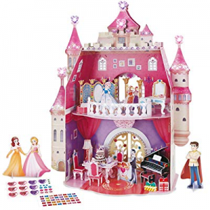 CubicFun 3D Princess Puzzle Dollhouse Crystal for Girls and Adult, Princess Birthday Party now 25...