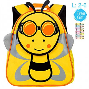 Toddler Backpack for Boys and Girls, 12" Bee Preschool Bag now 70.0% off 