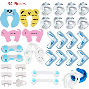 Baby Proofing Kit- Value Pack 34 Pcs now 15.0% off ,Best Value Home Safety Kit ===> 6 Door Stopper..