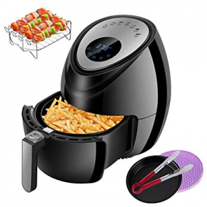 Air Fryer 3.8QT Digital Oilless Cooker now 15.0% off , 1500W Electric Hot Air Cooker Oven 7in1 Pre..