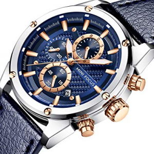 Men Business Watches now 50.0% off , MF MINI FOCUS Quartz Wrist Watch (Fashion, Blue, Casual), Des..