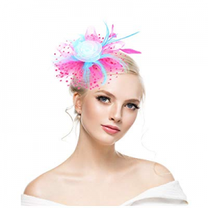 15.0% off KASTE Fascinators Hat for y Derby Wedding Women Tea Party Headband Kentuck Cocktail Flow..