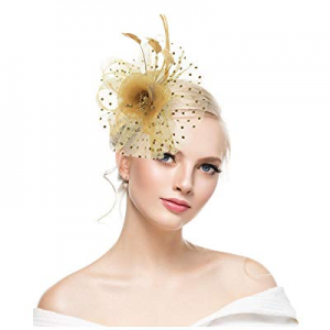 15.0% off KASTE Fascinators Hat for y Derby Wedding Women Tea Party Headband Kentuck Cocktail Flow..