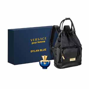 versace dylan blue backpack