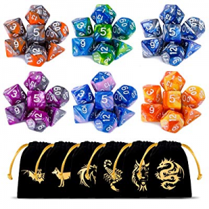 CiaraQ DND Dice Set now 30.0% off , Polyhedral Dice Set, Dungeons and Dragons Dice Set for D&D Dic..
