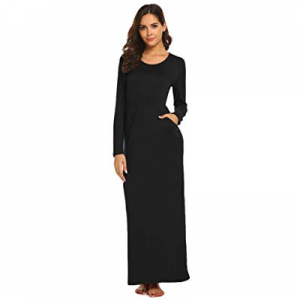 73.0% off Ekouaer Women's Sleeveless Long Nightgown Summer Full Slip Sleep Dress Soft Nightshirt C..