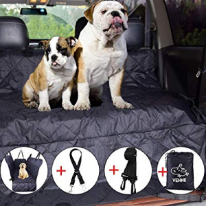 50.0% off VEHHE Dog Car Seat Covers Pet Seat Cover Hammock for Back Seat - 100% Waterproof Scratch..