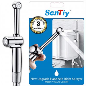 Hand Held Bidet Sprayer for Toilet now 42.0% off , SonTiy Baby Cloth Diaper Sprayer Bathroom Bidet..