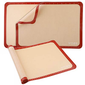 QUELLANCE Non-Slip Silicone Pastry Mat Set of 3 Half Sheet Mat now 50.0% off , (11 5/8" x 16 1/2")..