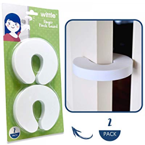 Wittle Finger Pinch Guard - 2pk. Child Proofing Doors Made Easy with Soft Yet Durable Foam Door St..
