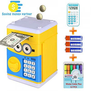 RICISUNG Trustworthy Cartoon Electronic Piggy Bank now 30.0% off ,ATM Password Piggy Bank Cash Coi..
