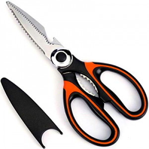 One Day Only！Kitchen Shears - Sharp Stainless Steel Chicken Scissors (Stainless Steel) now 50.0% o..