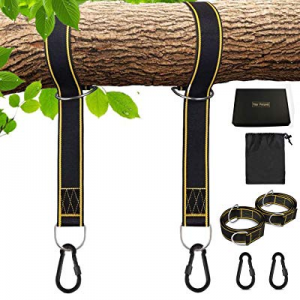 51.0% off Tree Swing & Hammock Hanging Kit Straps -Two 5 ft Straps Holds 2000 lbs. - Attaches 2 He..