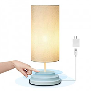 40.0% off Keymit Touch Bedside Lamp - Fully Dimmable - Low Voltage(DC 5V) Portable Table Lamps for..